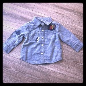 Boys jean button up